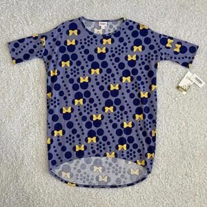 NWT LuLaRoe Disney Minnie Mouse Irma Tunic Top Shirt (Size XXS)